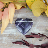 Purple Opal Polished Heart 2"